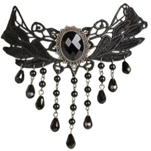 Choker Necklace #3, Goth, NIP, Black